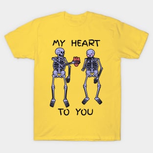 Skeleton Heart To You T-Shirt